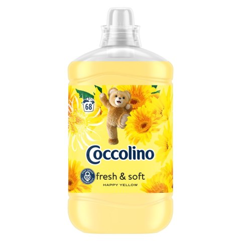 COCCOLINO płyn do płukania Fresh&Soft tkanin do plukania 1.7L Yellow