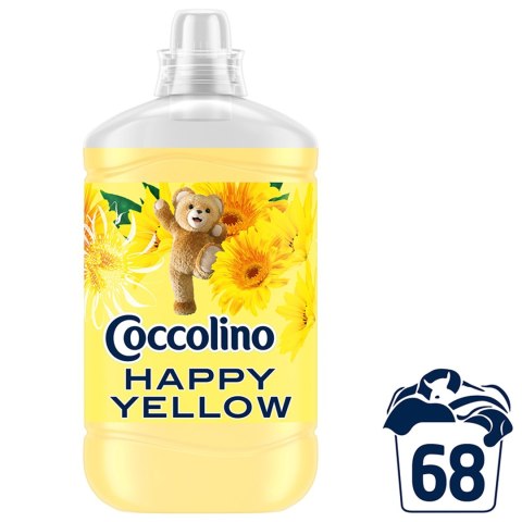 COCCOLINO płyn do płukania Fresh&Soft tkanin do plukania 1.7L Yellow