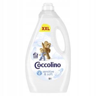 Coccolino Płyn do płukania Sensitive & Soft 3l 120 prań