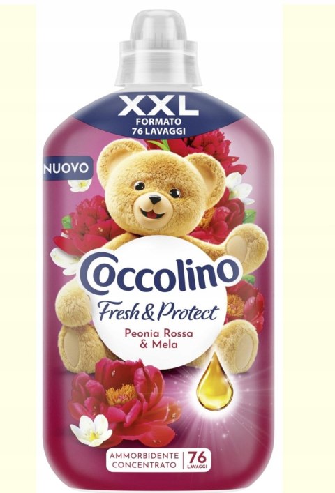 Coccolino koncentrat do płukania piwonia i kwiat jabłoni 76 prań 1.75L