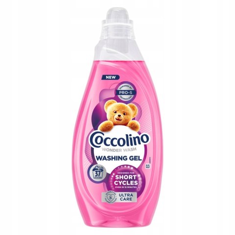 Coccolino żel do prania tkanin różowy Wonder Wash Short Cycles 1480ml