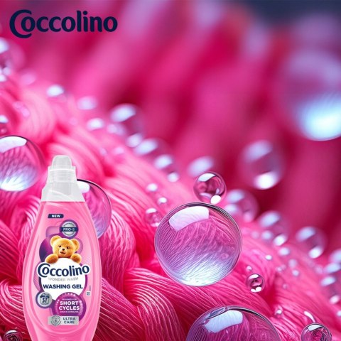 Coccolino żel do prania tkanin różowy Wonder Wash Short Cycles 1480ml