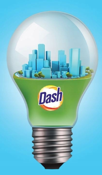 DASH Kapsułki tabletki do prania 60szt Color 3w1