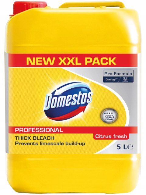 DOMESTOS Zel do WC duży zapas 5L Citrus