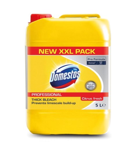 DOMESTOS Zel do WC duży zapas 5L Citrus