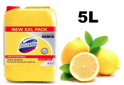 DOMESTOS Zel do WC duży zapas 5L Citrus