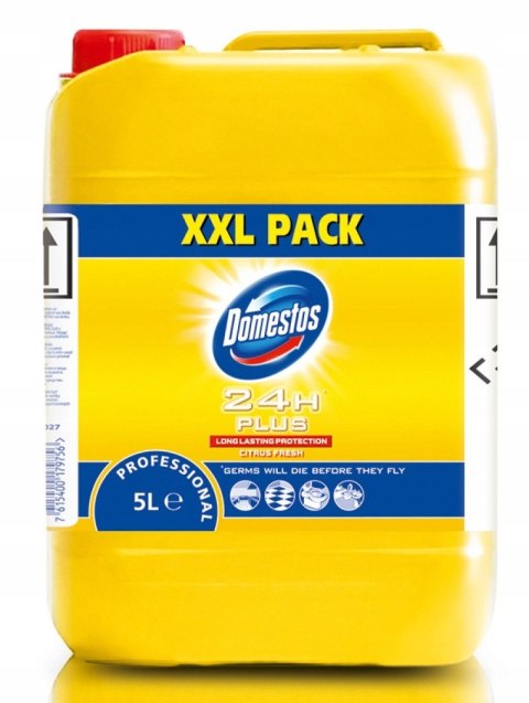 DOMESTOS Zel do WC duży zapas 5L Citrus