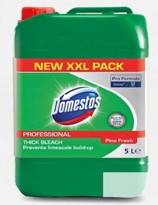 DOMESTOS Zel do WC płyn do i toalet antybakteryjny 5L Pine