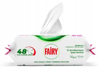 FAIRY Chusteczki nawilzane do czyszczenia antybakteryjne 100szt Lilia