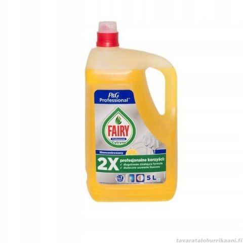 FAIRY Plyn do naczyn duży zapal 5L Lemon cytryna