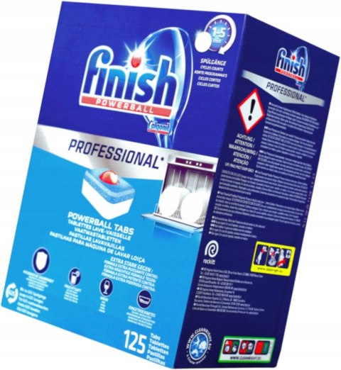 Finish Quantum Powerball 125 Kapsułek All in One Tabletki do Zmywarki DE