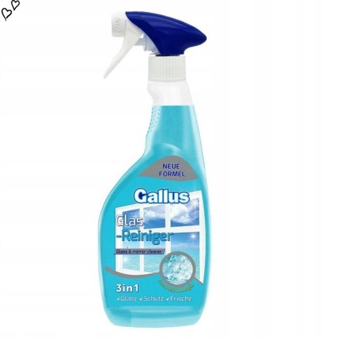 GALLUS Spray 750ml Szyby/Glas-Reiniger Niebieski
