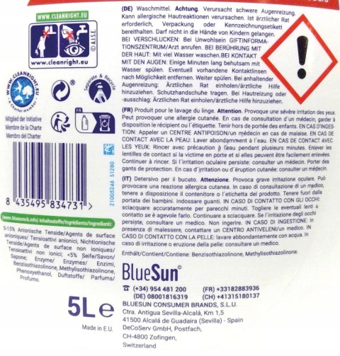 GAMA Żel Płyn do prania Floral kwiatowy 100 prań 4,5L z Niemiec