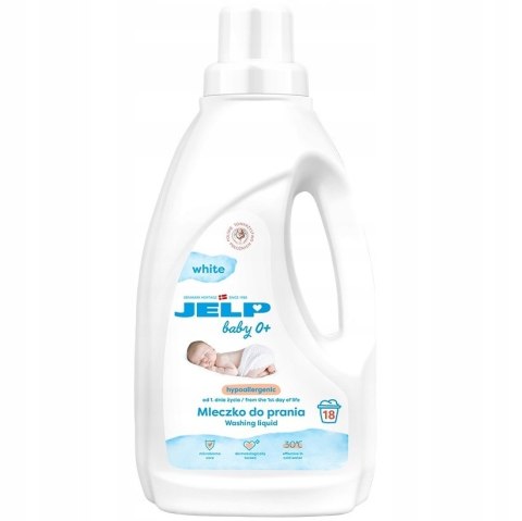 JELP Baby 0+ Mleczko do prania 18 Prań 1,5L Biały delikatny