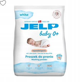 JELP Baby 0+ Proszek 18 Prań 1,35kg Biały do białego