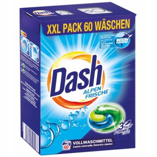 Kapsułki do prania Dash 60 sztuk Alpen Frische 3w1 Uniwersalne