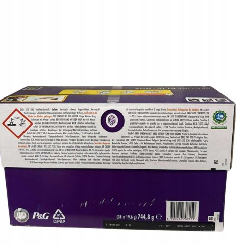 LENOR All-in-1 Amethyst Kapsułki do prania 38x kolor