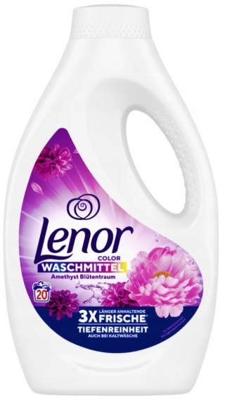 Lenor Amethyst Blütentraum płyn do prania kolorów 20 prań 1L z Niemiec