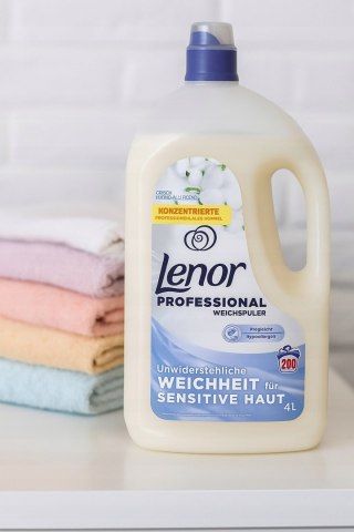 Lenor Professional Płyn do płukania Sensitive płyn dla dzieci 4L 200 pr