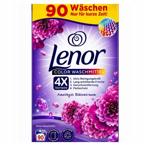 Lenor Proszek do Prania Koloru Color 4w1 Ametyst Amethyst 4.9kg 90 Prań