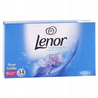 Lenor chusteczki zapachowe do suszarki Aprilfrisch 34 sztuki do suszarek