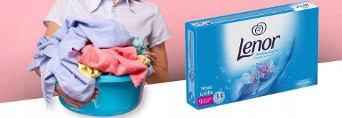 Lenor chusteczki zapachowe do suszarki Aprilfrisch 34 sztuki do suszarek