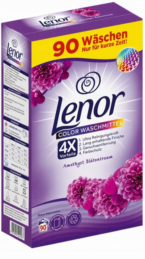 Lenor proszek do kolorów 4in1 Ametyst 90 prań 4.9kg