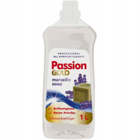 PASSION GOLD Płyn do podłóg 1L Marseille Soap