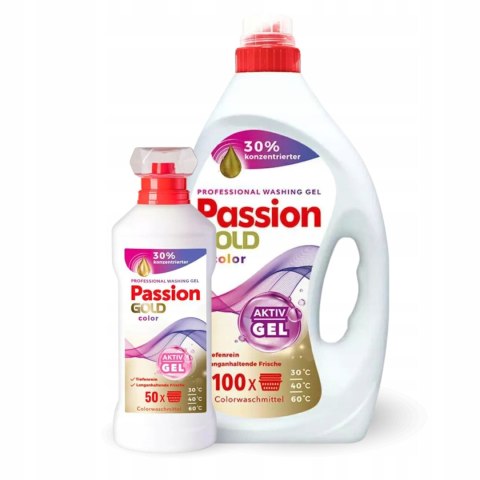 PASSION GOLD Żel do prania 100 prań 4L Color