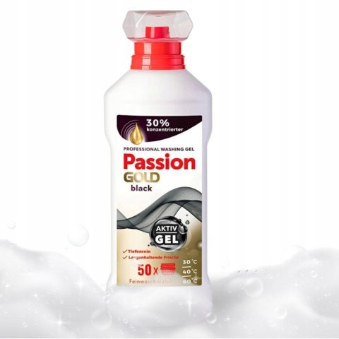 PASSION GOLD Żel do prania 50 prań 2L Black