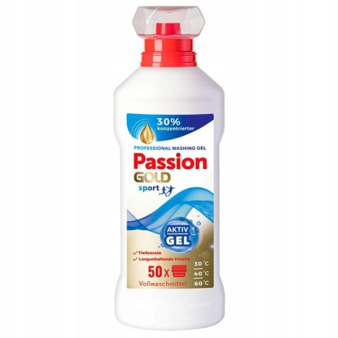 PASSION GOLD Żel do prania 50 prań 2L Sport