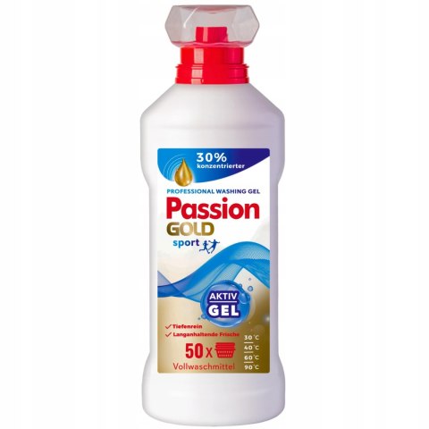 PASSION GOLD Żel do prania 50 prań 2L Sport