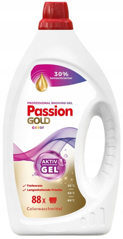 PASSION GOLD Żel do prania 88 prań 3,52L Color