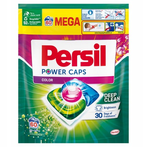 PERSIL 60 Power Caps Color do koloru Kapsułki do prania