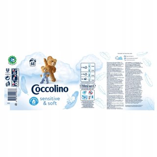 Płyn do płukania tkanin Coccolino Sensitive & Soft 1,7 l
