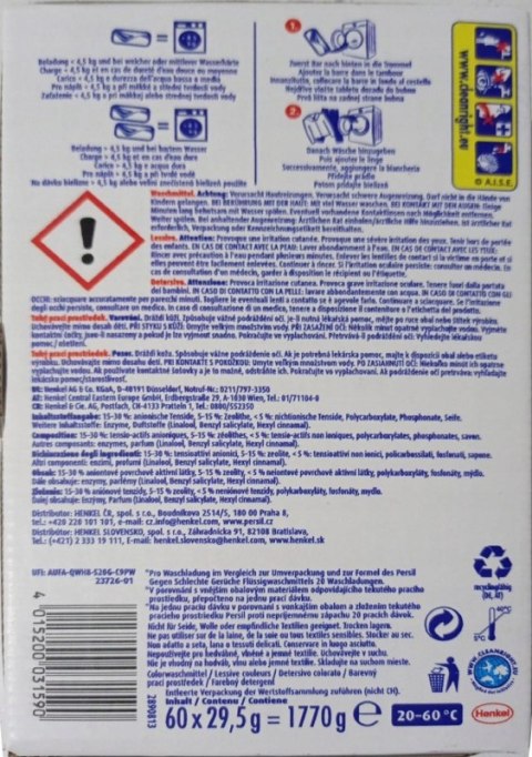 Tabletki do prania Persil Power Bars Color do koloru 60 szt.