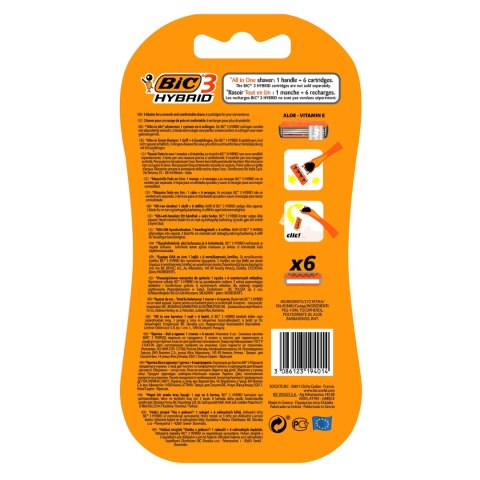 BIC Maszynki do golenia 1szt BIC3 Hybrid