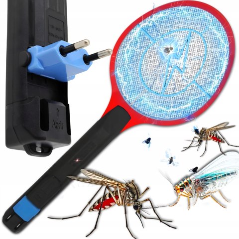 ELEKTRYCZNA PALETKA PACKA ŁAPKA NA OWADY MUCHY INSEKTY NA PRĄD OWADOBÓJCZA