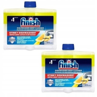 Finish Płyny Płyn do czyszczenia zmywarki Lemon cytrynowy 2 x 250ml