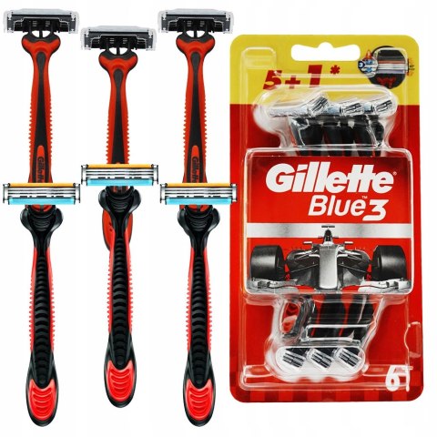 GILLETTE Maszynki do golenia Blue 3 6szt