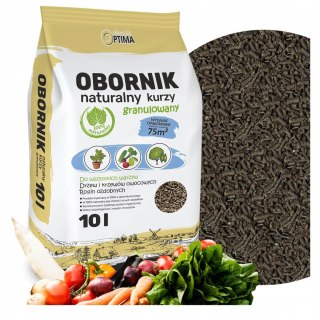 Obornik kurzy granulowany Optima naturalny NAWÓZ BIOVITA ROŚLIN WARZYW 10L