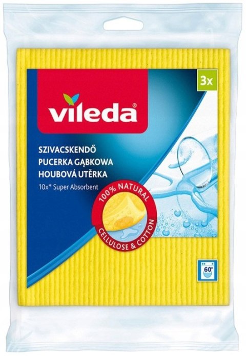 Ścierka Vileda Gąbkowa Uniwersalna Pucerka 3 Szt.