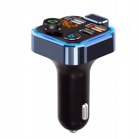 TRANSMITER FM BLUETOOTH MP3 BT AUDIO ŁADOWARKA SAMOCHODOWA 3X USB QC 3.0