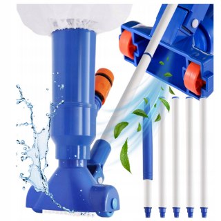 ZESTAW BASENOWY ODKURZACZ CZYSZCZENIA DNA DO BASENU BESTWAY INTEX + KIJ 4W1