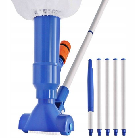 ZESTAW BASENOWY ODKURZACZ CZYSZCZENIA DNA DO BASENU BESTWAY INTEX + KIJ 4W1