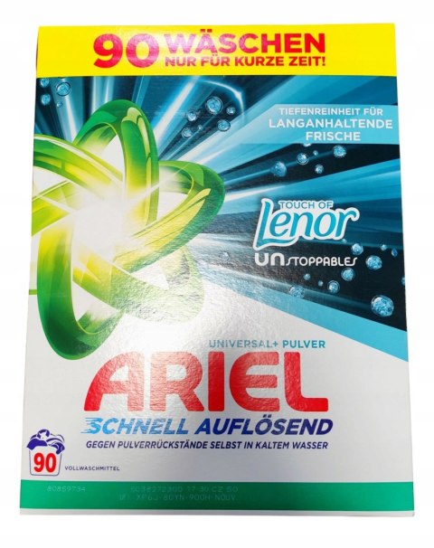 Ariel Universal Lenor Proszek Do Prania 5 kg 90 Prań Niemiecki