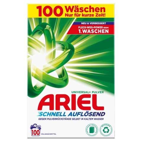 Ariel Universal Proszek do Prania Jasnego Kolor Uniwersalny 6kg 100 prań