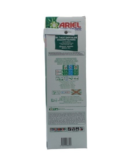 Ariel Universal Proszek do Prania Jasnego Kolor Uniwersalny 6kg 100 prań