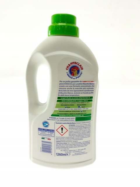 CHANTECLAIR Płyn do prania 1,26L Muschio Bianco