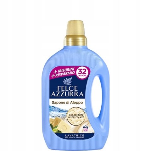 FELCE AZZURRA Żel 30 Prań Aleppo Soap włoski płyn do prania 1,595 L